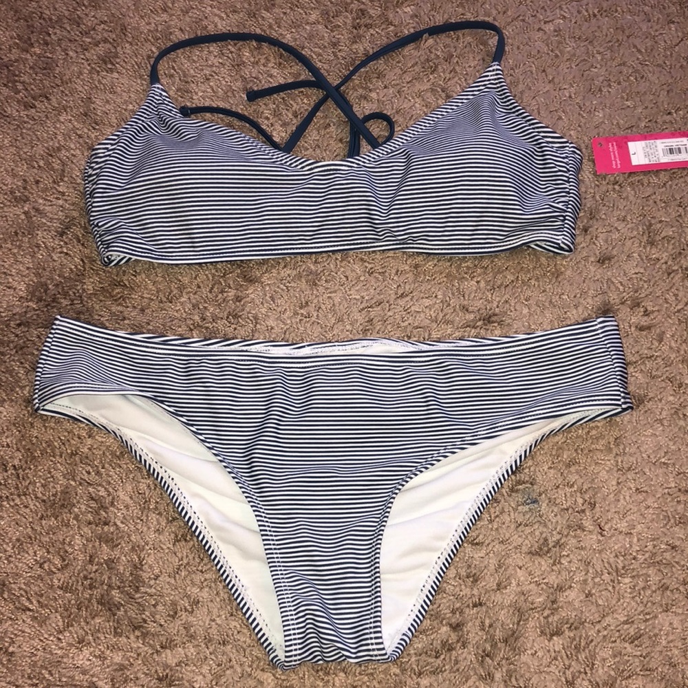 Cheeky Striped Bikini